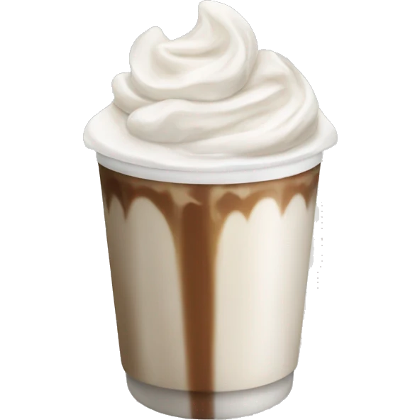 iced white peppermint mocha emoji