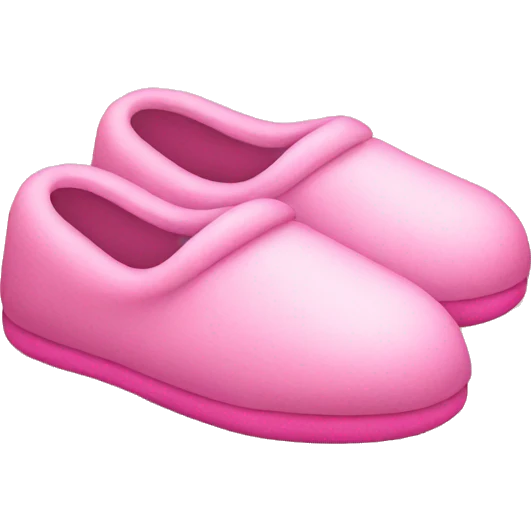 pink slippers emoji