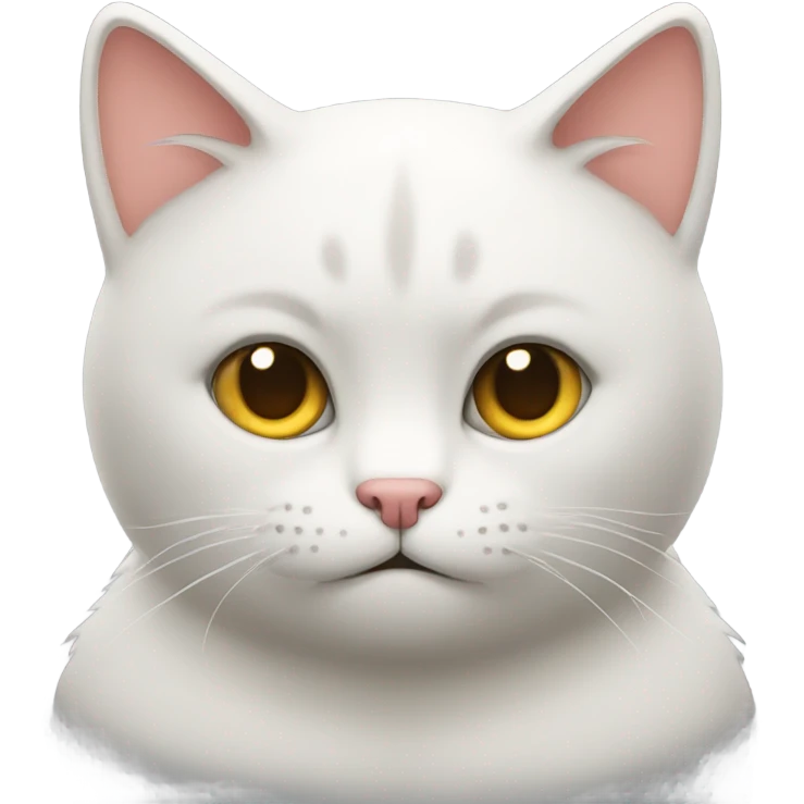 A jealous cat emoji