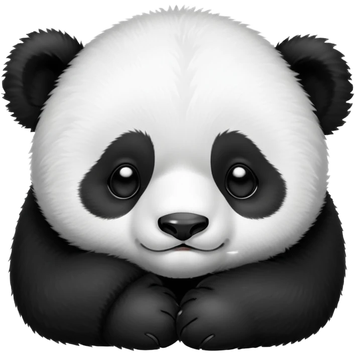 sleepy baby panda emoji