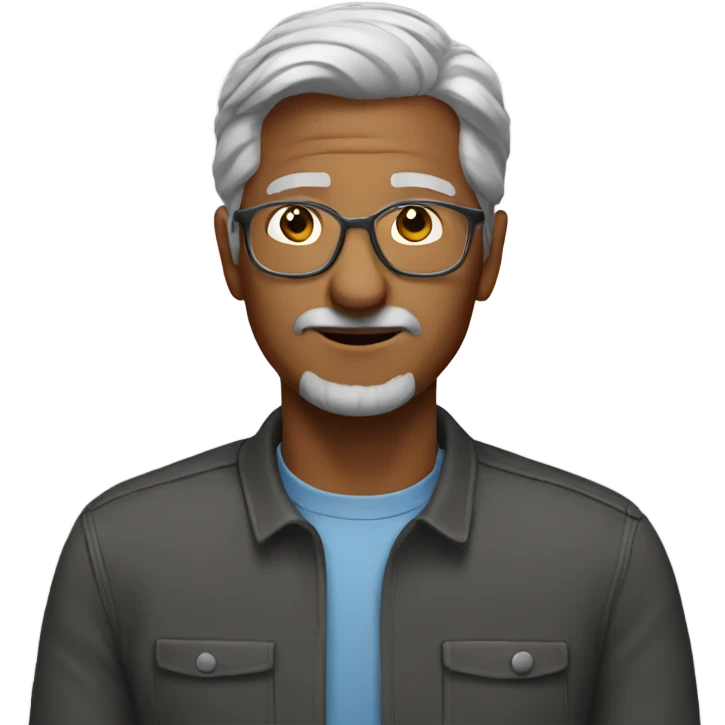 Gray haired emoji