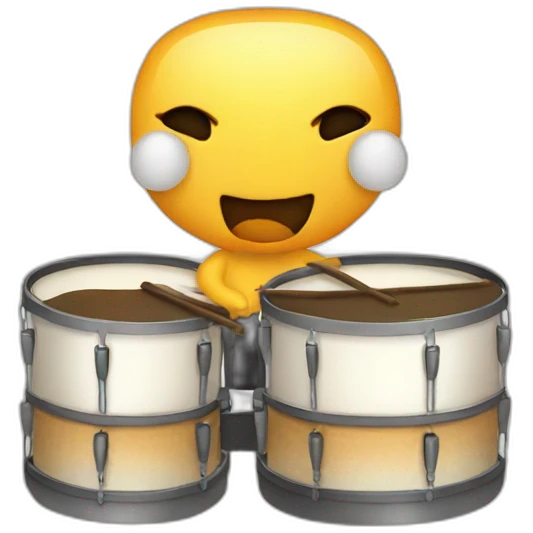 Drum emoji
