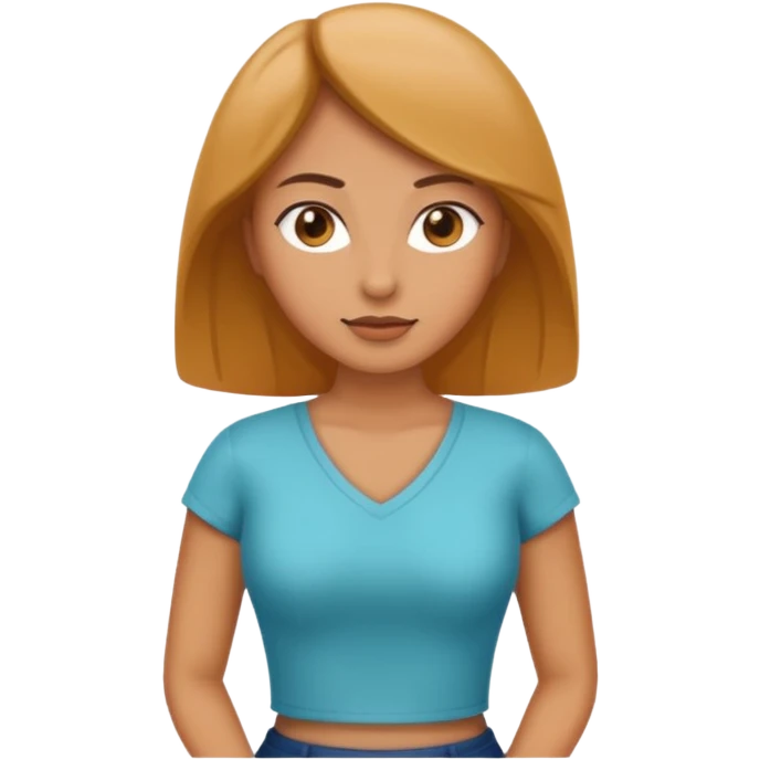 Hand on hip woman emoji