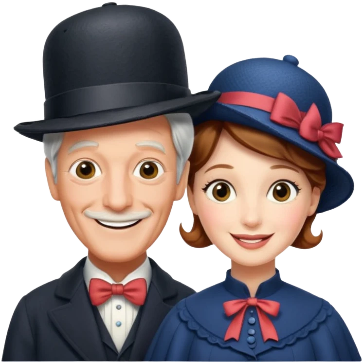 Mary Poppins Dick Van Dyke for discord  emoji
