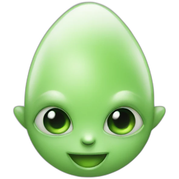 cute alien emoji