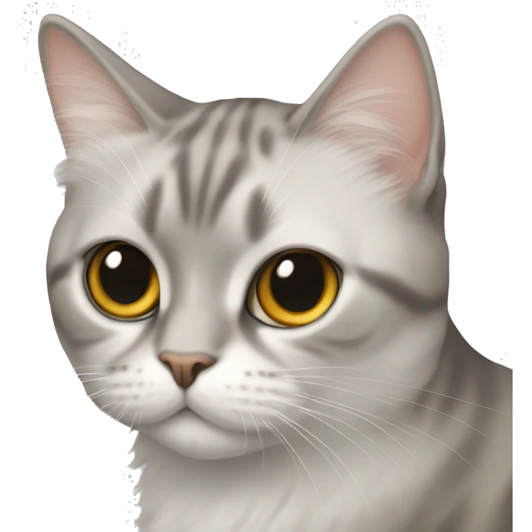 Gata persa blanca  emoji