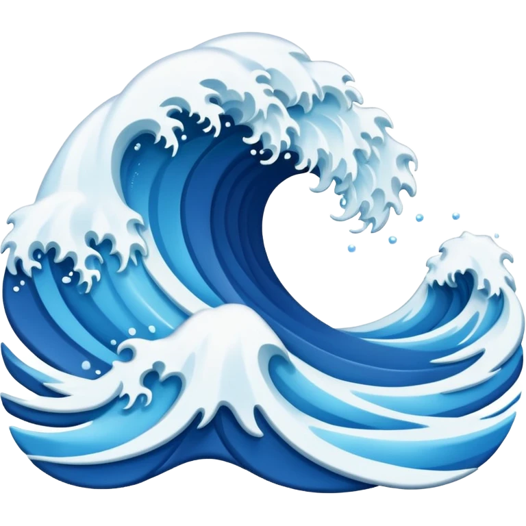 water waves emoji