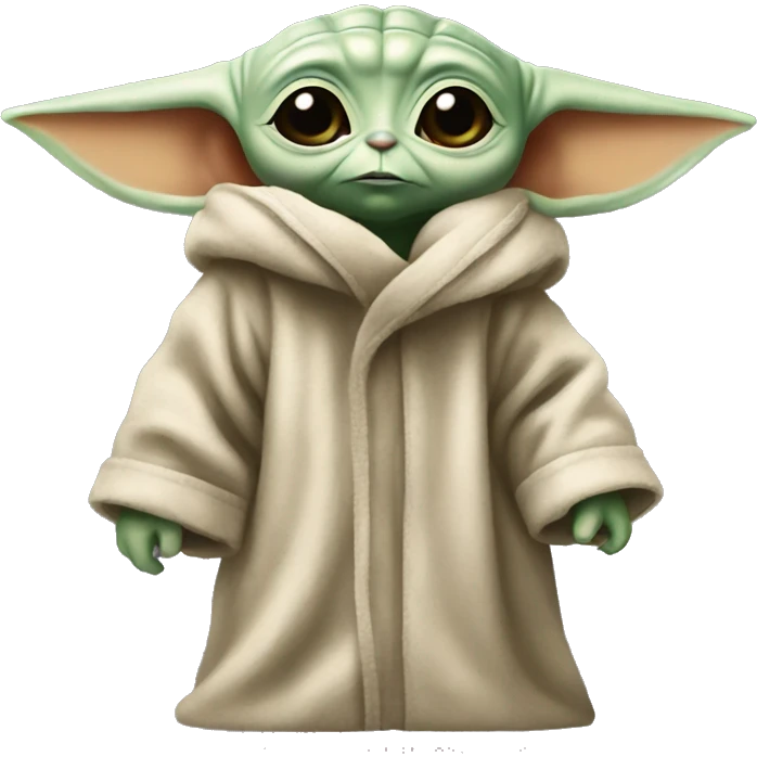 Baby Yoda have woken up  emoji