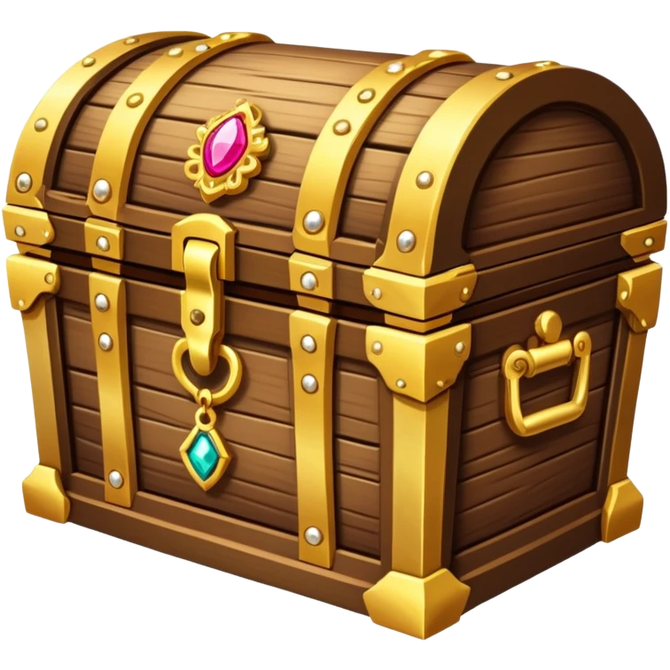 treasure chest filled with gold coins and jewels emoji