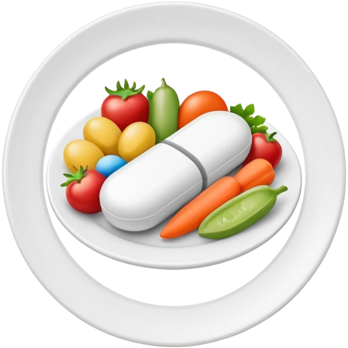 medication and food emoji