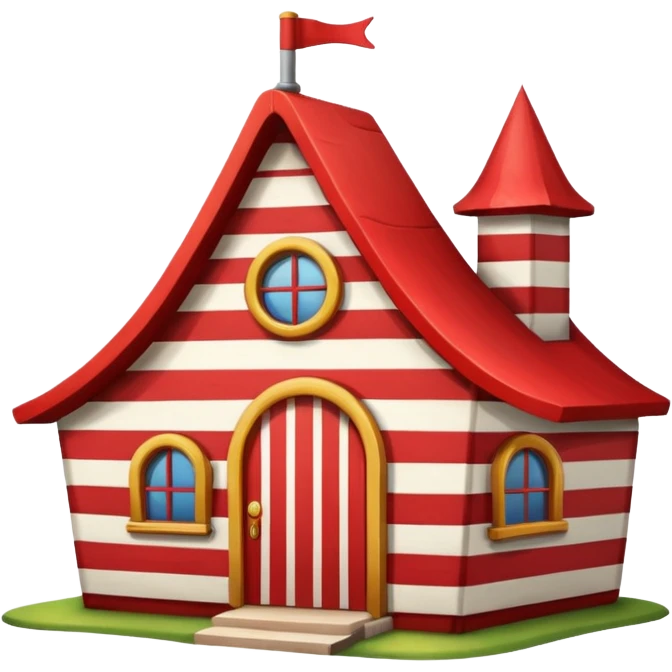 clown house red emoji