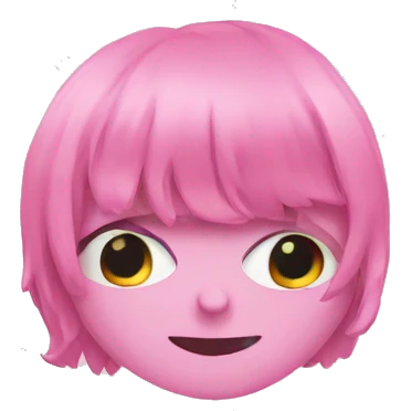 Pink emoji