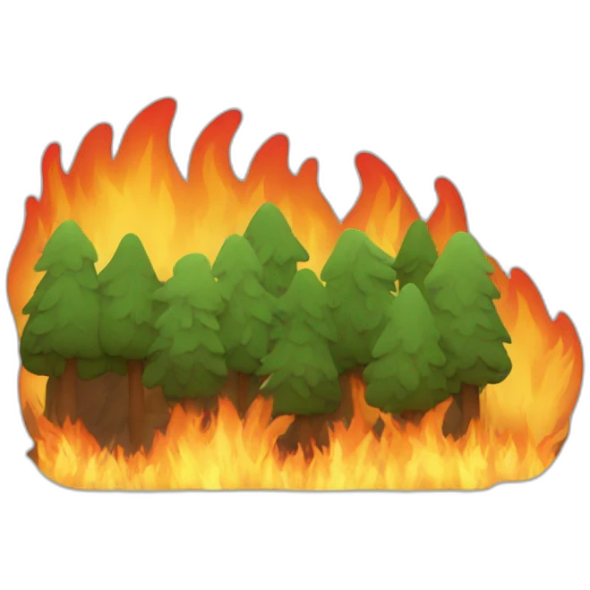 forest-on-fire emoji