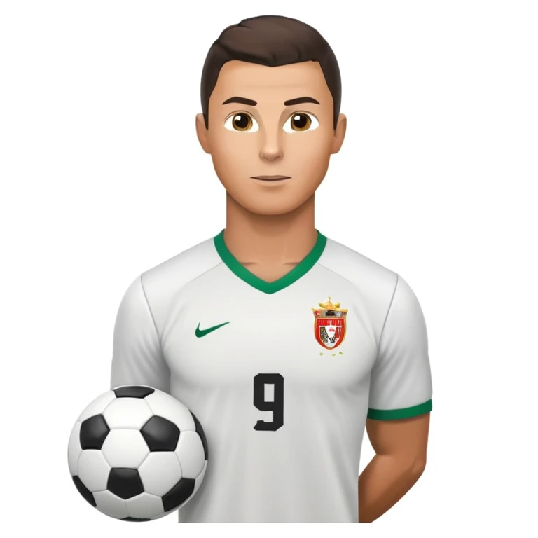 Joueur de foot ronaldo emoji