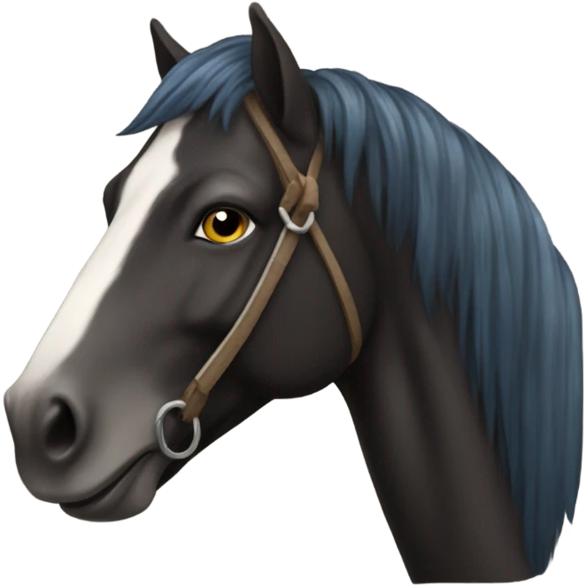 Caballo de mar negro emoji