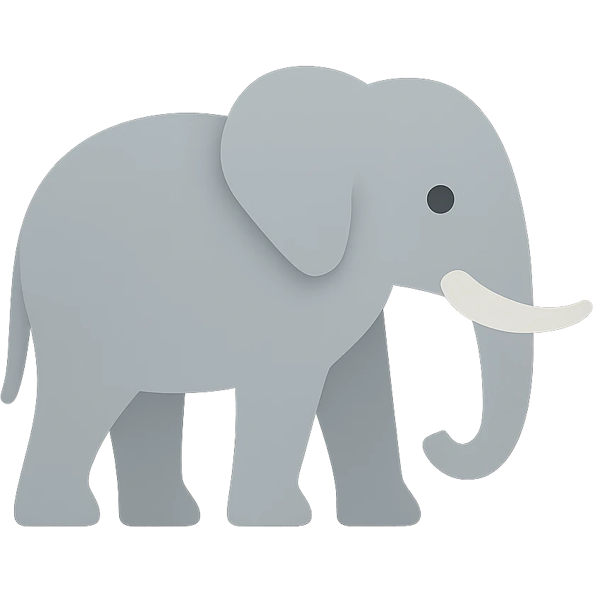 Elephant emoji
