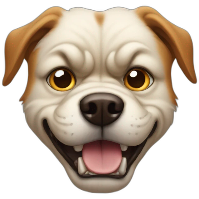 angry dog emoji
