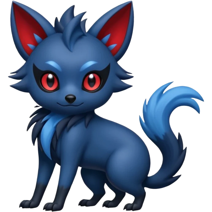 Zorua-Fakémon-hybrid-creature (full body)  emoji