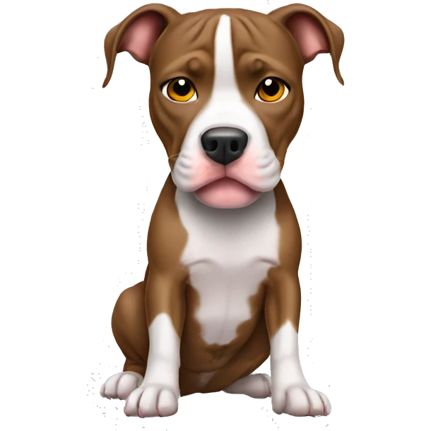 Pitbull mit Mütze  emoji