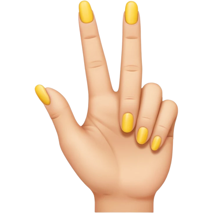 2 in the pink 1 in the stink yellow hand emoji emoji