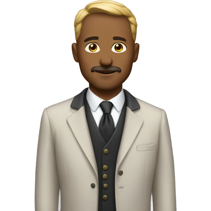 the man shows class emoji