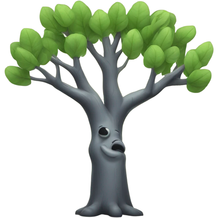 aspen tree with jazz hands emoji