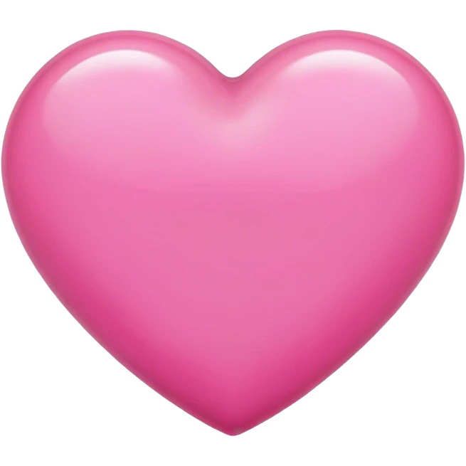 Pink heart  emoji