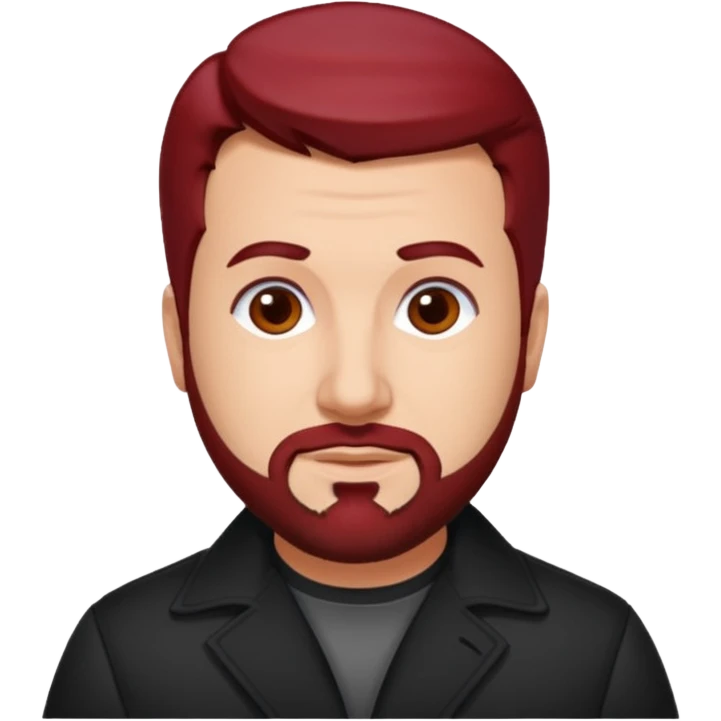 Joey Fatone dark red hair emoji