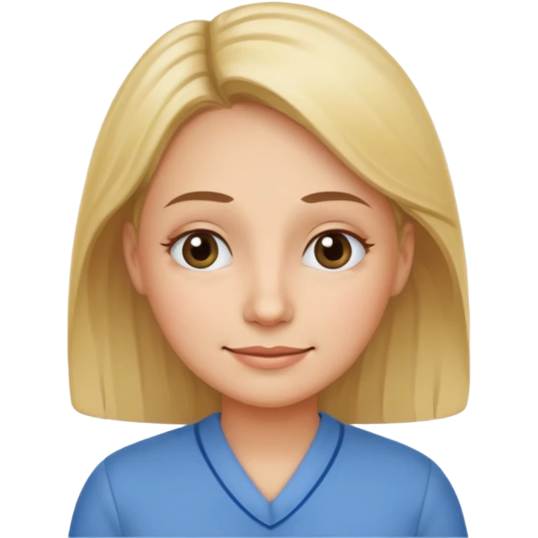 Depict a kindergarten teacher who looks exhausted while helping others, symbolizing neglecting their own needs. 
Make it recognizable at small sizes, positive but realistic. Transparent background, no text. emoji