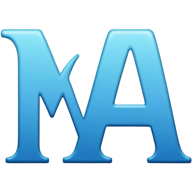 letters M and L to be connected just letters emoji