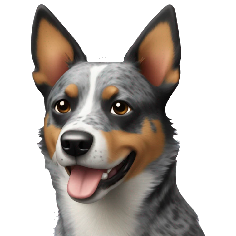 Australian cattle dog emoji