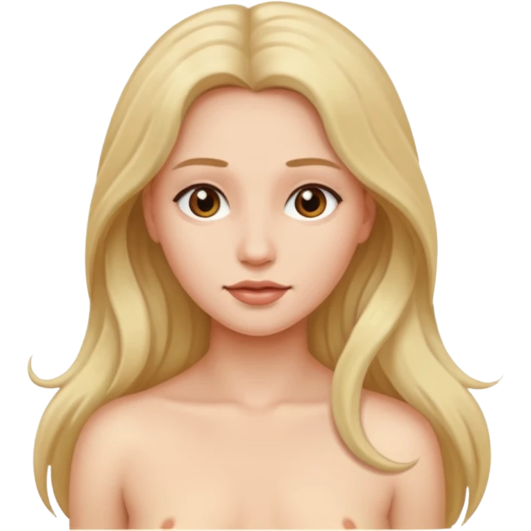 Nude pussy woman emoji