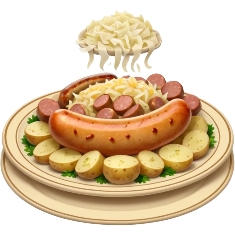 choucroute dans assiette emoji