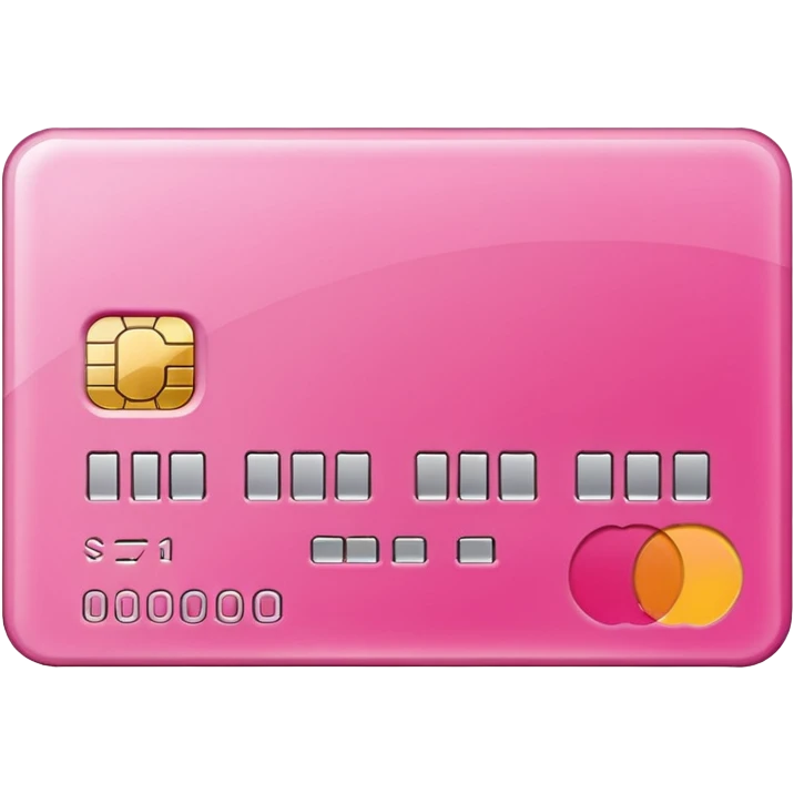 pink credit card emoji