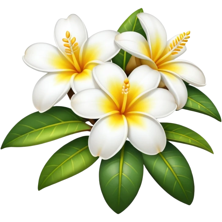 Frangipanis emoji