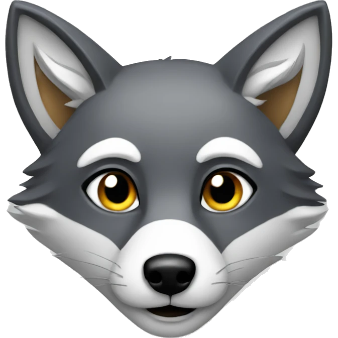 Silver fox emoji