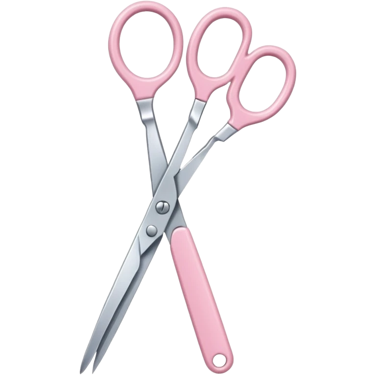professional scissors in pastel tones emoji