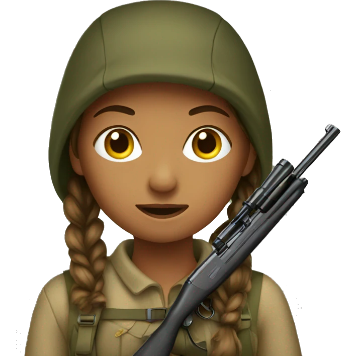 Girl hunting  emoji