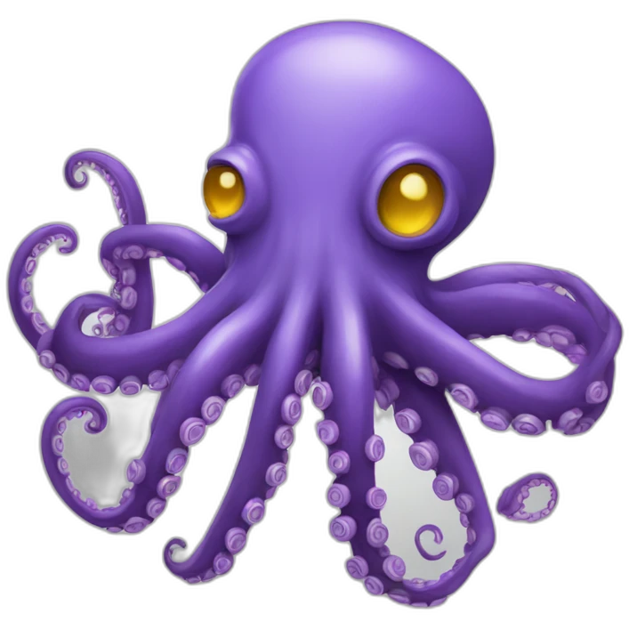 an octopus with robot tentacles emoji
