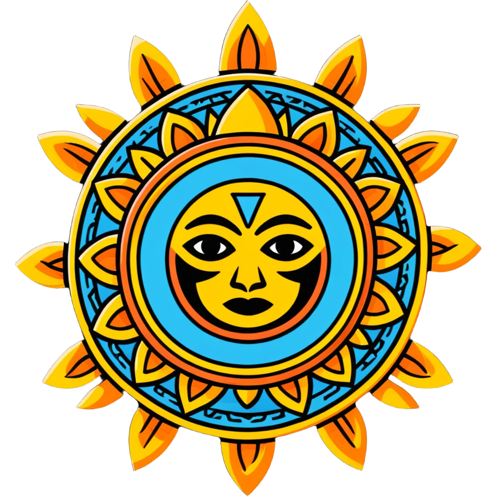 Toltec sun god emoji