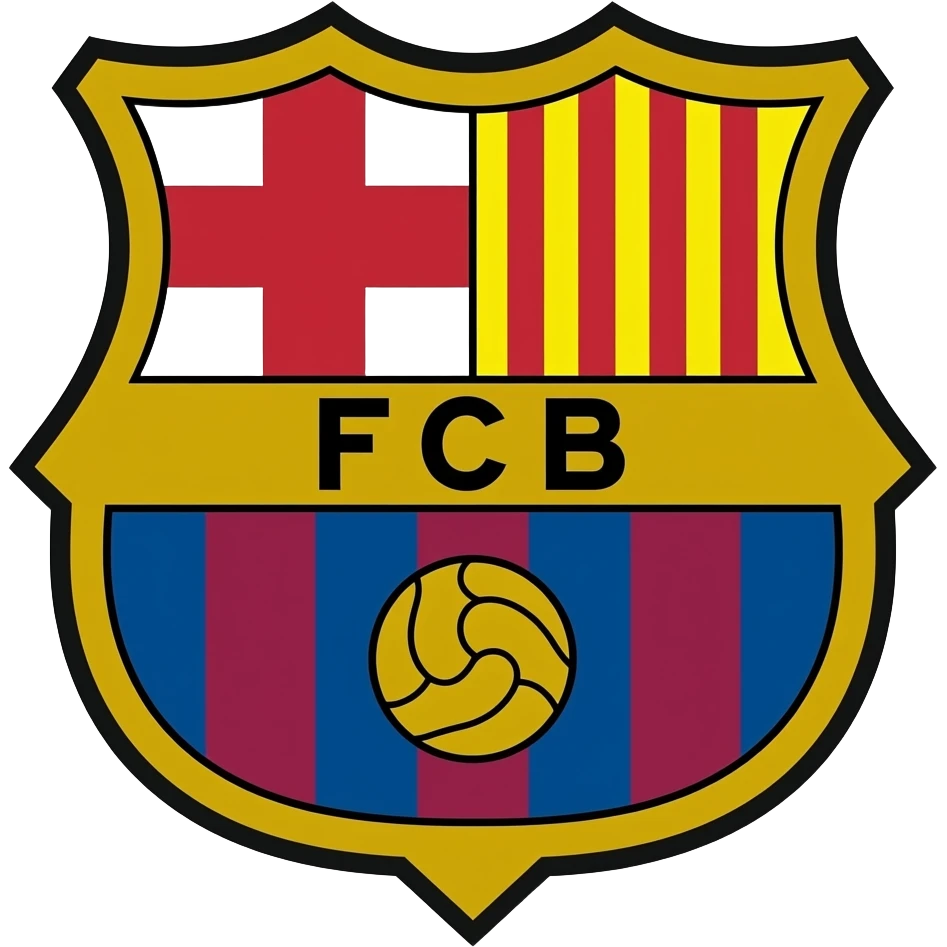 Barcelone football logo emoji