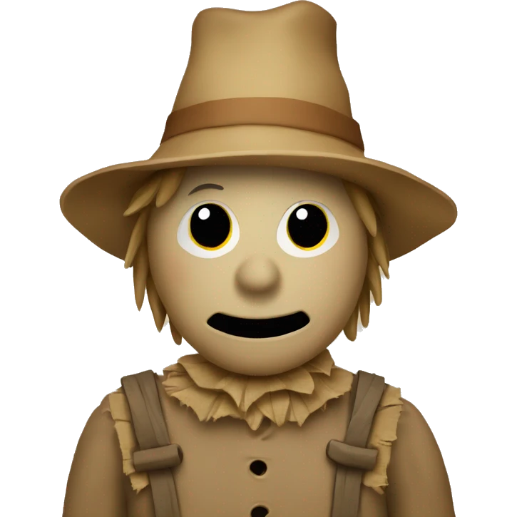 Beige scarecrow  emoji