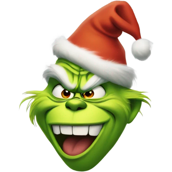 grinch mewing emoji