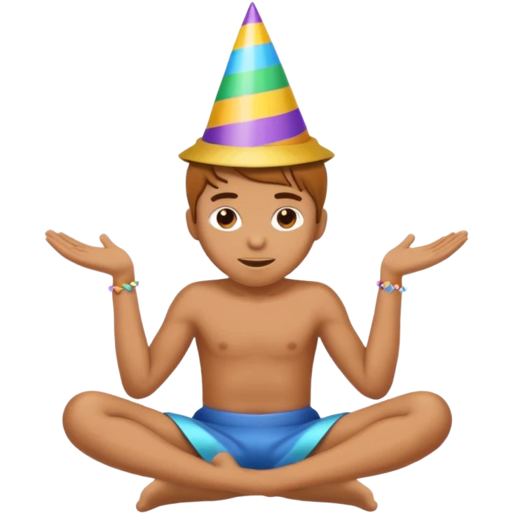 Hands on the knees twirking emoji