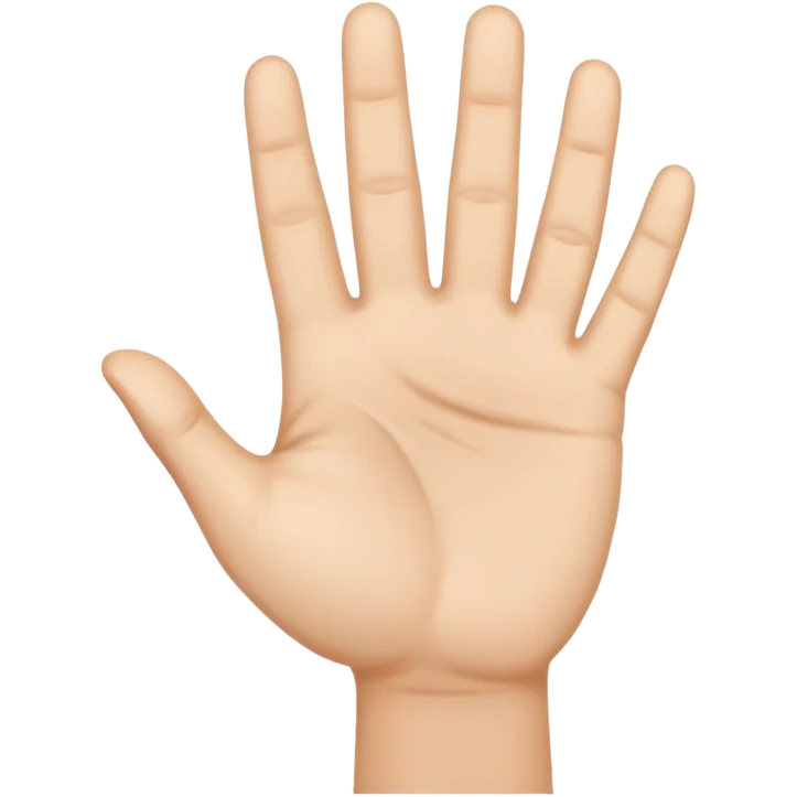 a hand saing no to something emoji