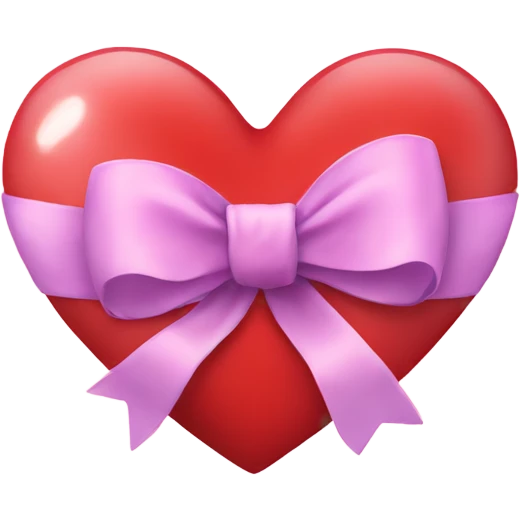 heart with bow emoji