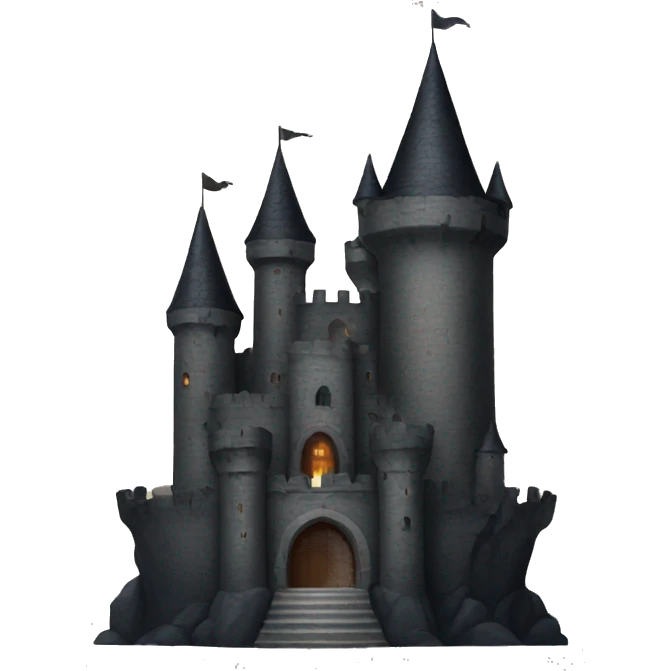 Dark castle emoji