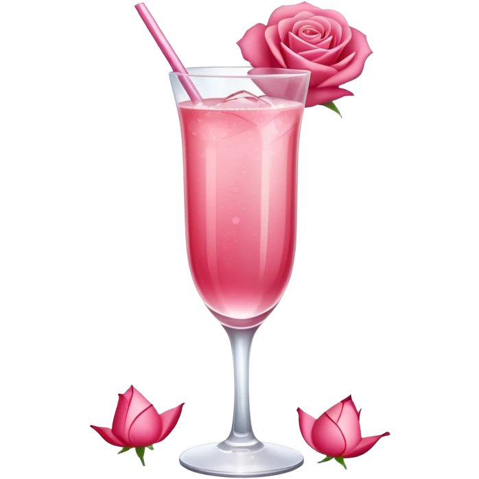 Rose mocktail emoji