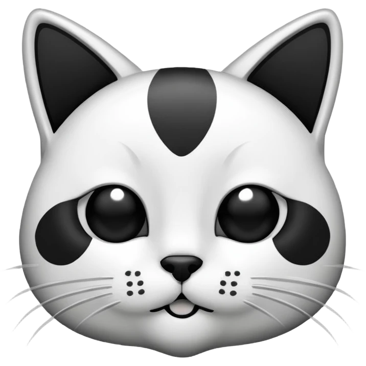 Purrfect Monochrome emoji