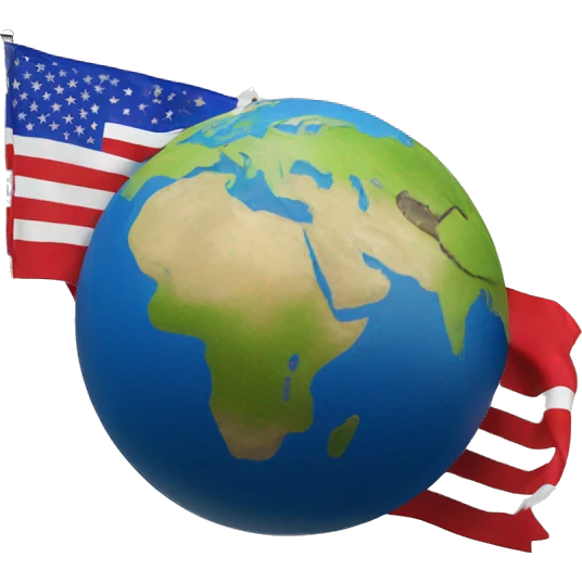 Drapeau universel de la terre emoji